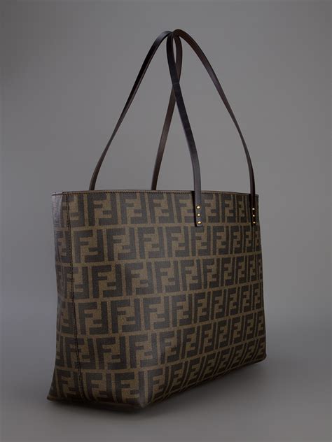 fendi shopper bag monogram pelle palazzo fendi